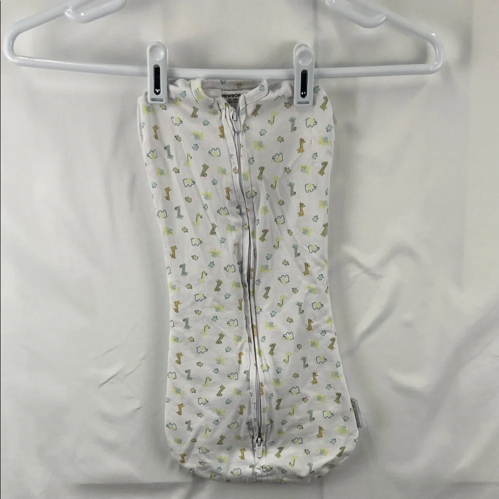Swaddle Me - Newborn - Swaddle Sleep Sack - Giraffe Elephant Turtle